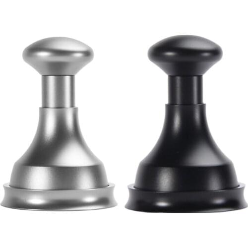 Coffee Tamper Premium Stainless Steel Coffee Tamper Solid Heavy Duty Barista Style American Plate Base Coffee Bean Press 1pc