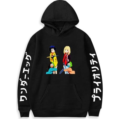 Wonder Egg Priority Hoodies Anime Characters Ohto Ai Sweatshirt Men Woman Fashion Hip Hop Hoody Boy Brand Casual Top Anime Hoody