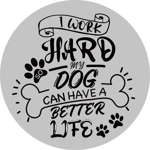 Inspirational Quote Mousepad With Non-Slip Rubber，I Work Hard So My Dot Can Have A Better Lifer, Motivational Saying Mouse Mat