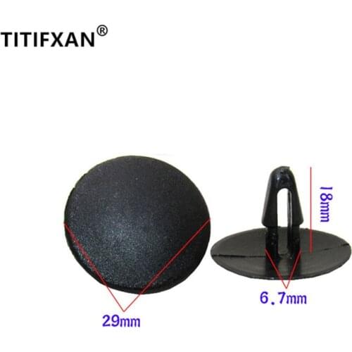 30PCS Car engine cover sound thermal insulation cotton clips for Toyota Highlander Prado Reiz Corolla plastic fastener buckle