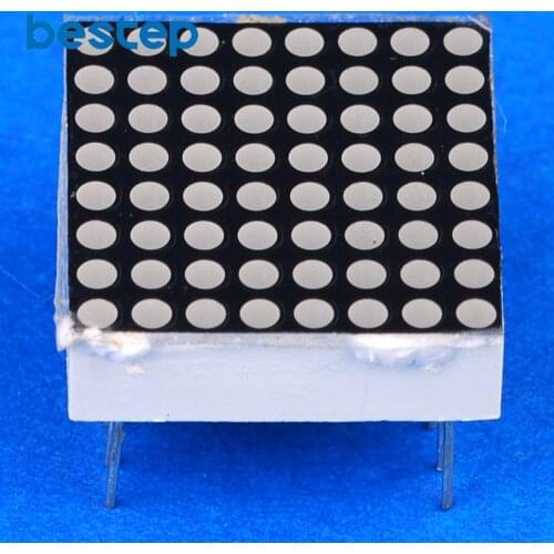 10PCS 1.9mm 8x8 Mini Dot Matrix LED Display Red Common Anode Digital Tube DIY Electronic Kit