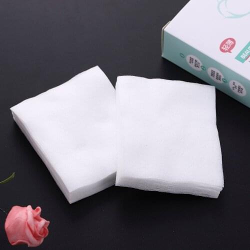100 Pcs/Pack Disposable Cotton Pads Eyelash Glue Remover Nail Wipes Makeup Remover Face Facial Cleaning Towels makeup tools