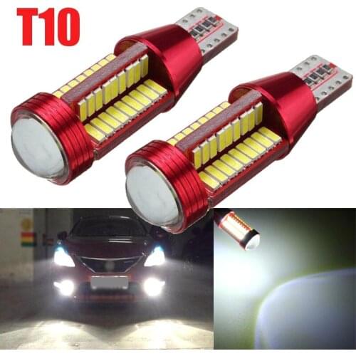2x T10 501 194 W5W 4014 LED 78-SMD Car Canbus Error Free Wedge Light Bulbs