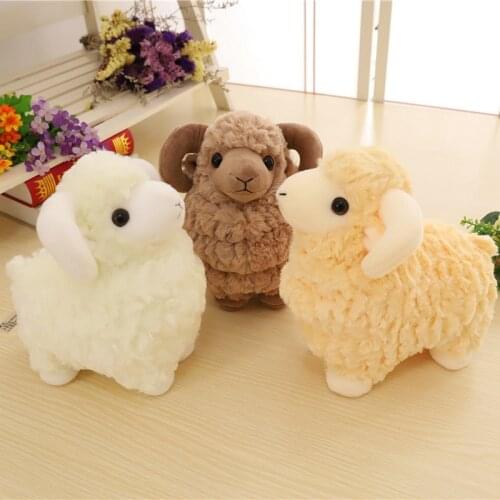 65cm Big Size Sheep Plush Toys Simulation Stuffed Animal Soft Doll Real Life Plush Sheep Toys for Children Baby Kids Gift