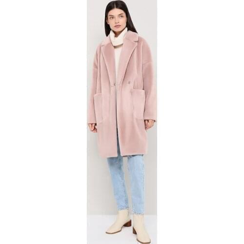 ALEF Fur Coats With Collar