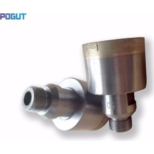 Diamond glass drill bit 56mm,58mm,60mm Length 75mm, drill bit with screw