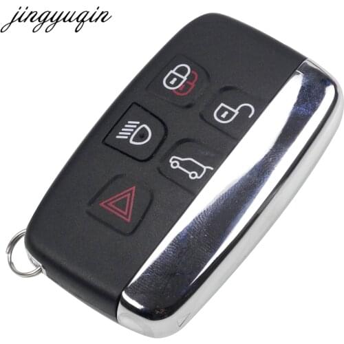 Jingyuqin Keys Shell For Land Rover Ranger Rover Evoque Discovery 4 Freelander Evoque Remote Key Case