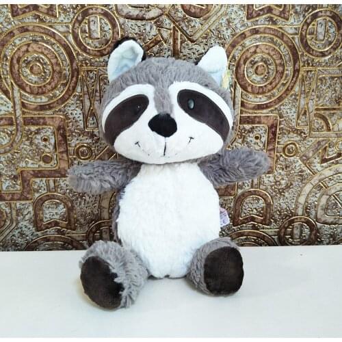 Raccoon Plush Toys Grey Animals doll birthday Christmas gift children Stuffed toy