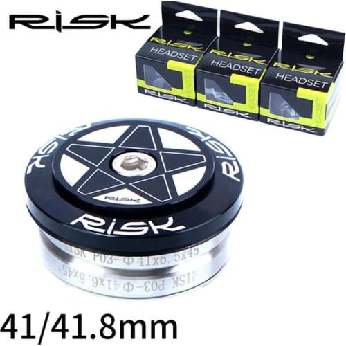 RISK Bike Built in Hide Bicycle Headset Road Bike Headset For 41mm/41.8mm/42mm Straight Head Tube With 28.6mm Straight Pipe Fork