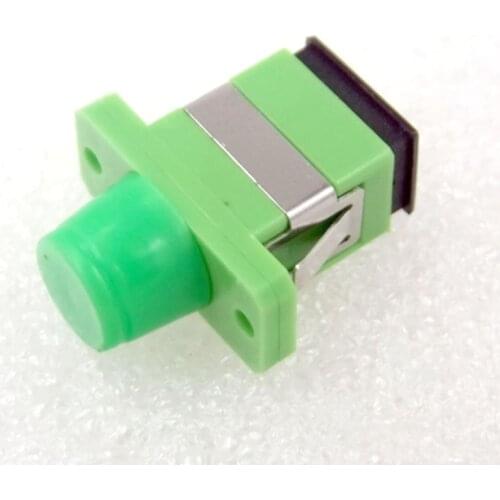 GONGFENG 100PCS NEW Optical Fiber Connector SC-FC APC Coupler Square to round Adapter Flange Special Wholesale