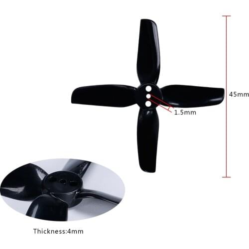 HQPROP T2X2X4 2020 4-Blade PC Propeller for RC FPV Racing Freestyle 2inch Cinewhoop Drones DIY Parts