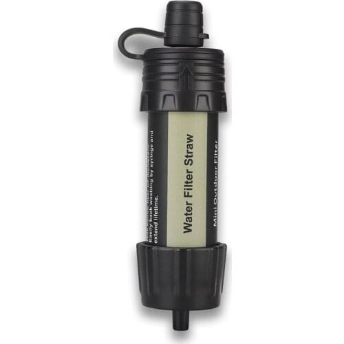 Outdoor Activities Emergency Life Adventure Equipments Survival Water Filter Water Straw Water Filter System Tools