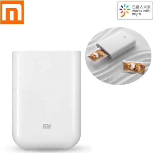 Original Xiaomi AR Printer 300dpi Portable Photo Mini Pocket With DIY Share 500mAh Picture Printer Pocket Work With Mijia APP