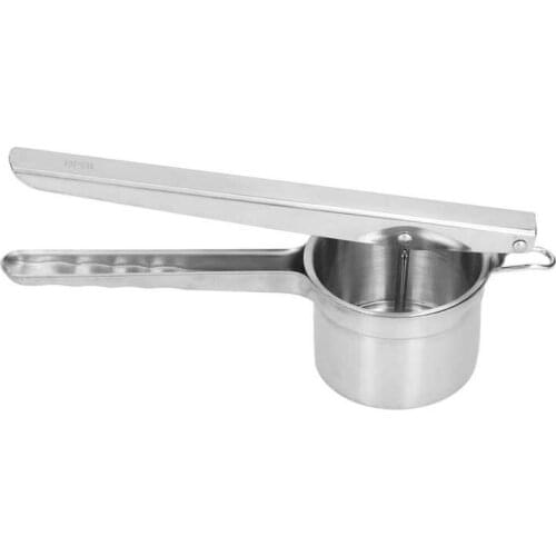 Potato Press Stainless Steel Potato Masher Ricer Kitchen Tool with ergonomically Designed for Vegetables for Mashed Potatoes