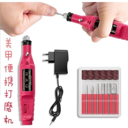 1 Set Professional Electric Nail Drill Machine Manicure Machine Pedicure Drill Set Ceramic Nail File Nail Drill Equipment Tools