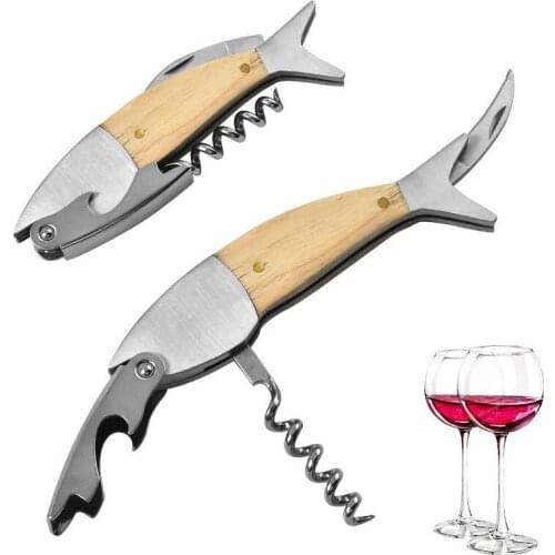 Professional Waiters Corkscrew Bottle Opener Portable Stainless Steel Wine Opener Screw Corkscrew Wine Bottle Opener
