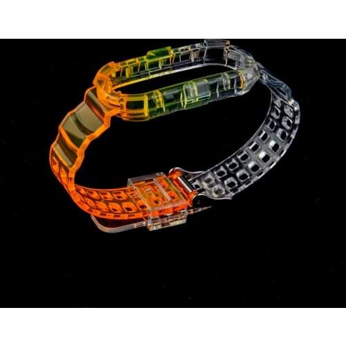 Crystal Clear Jelly Protective Case strap for Xiaomi MI Band 6 5 4 3 Sport Replacement Wristband SmartWatch Bracelet Accessories