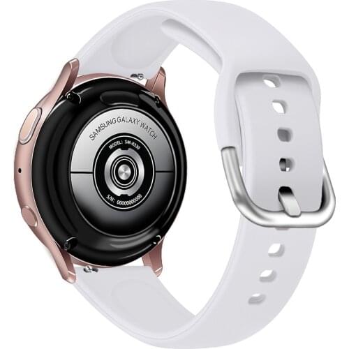 For Samsung Galaxy Watch Active 2 40mm Bands Active2 44mm Band 20mm Sport Strap bracelet for Galaxy Watch 42mm Gear S2 Classic