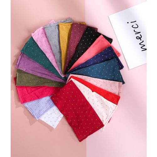 New Nylon Headbands For Baby Girls Soft Dot Head Turbans For Women Scrunchies Wholesale Elastic Hair Accessories For Girls 2020