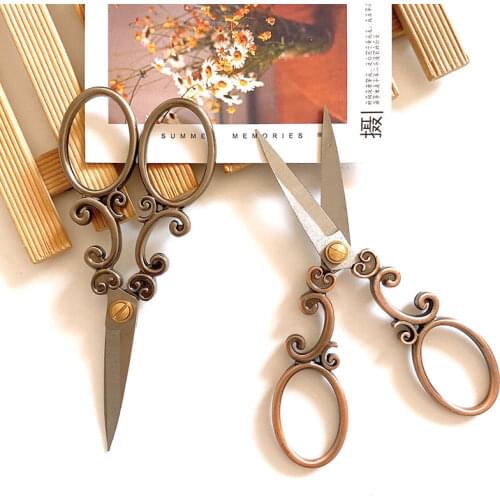 Stainless Steel Vintage Scissors Sewing Fabric Cutter Embroidery Scissors Tailor Scissor Thread Scissor Tools for Sewing Shears