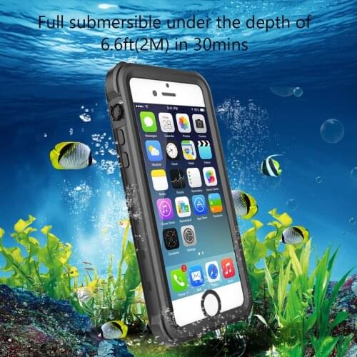 Waterproof Case for iPhone 6s Plus 5s SE 2020 7 8 Plus Original IP68 Diving Underwater Swim Outdoor Sports TPU Snowproof Cover