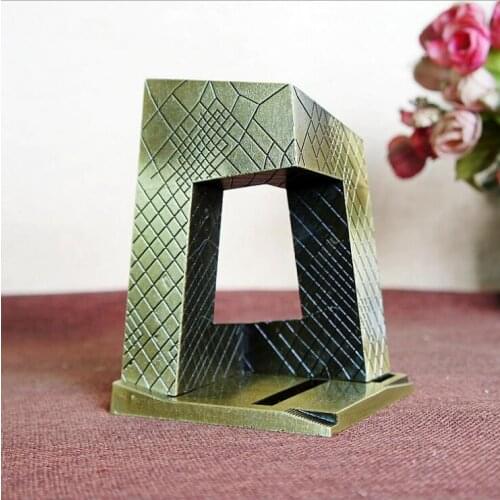 World Famous Architectural Bronze Crafts China Beijing CCTV Tower Model Building Metal Model For Home Decor Souvenir Gift