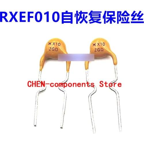10PCS RXEF010 Self-recovery fuse 0.1A 72V 60V straight Insert