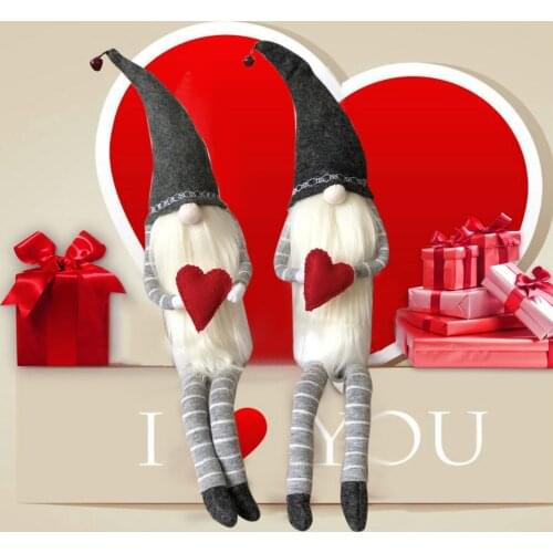 2021 Easter Bunny Ornaments DIY Xmas Gift Tree Pendant Doll Hang Decorations for Home Gnomes Spring Gift Noel Natal Droship