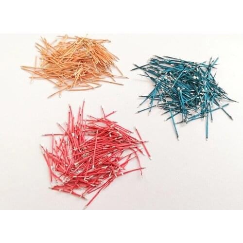 50pcs 20mm Short Type Headphones Soldering Wire for MMCX Plug Socket Pin 20mm Headphone Speaker Unit Connecting Wire