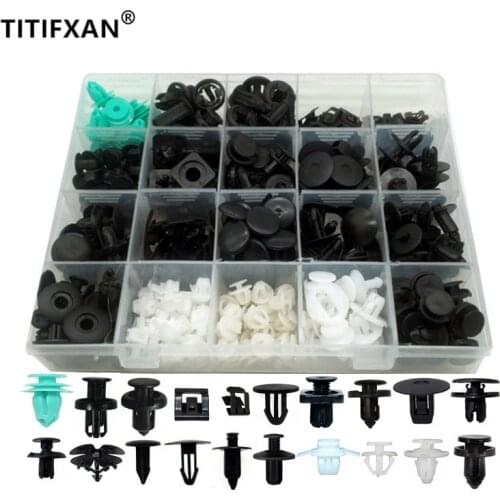 Auto Roof Cover Wheel Arch Strip Fender Trunk Bumper Door Trim Fastener Clip With Box For Honda Civic Acura Stream Accord Rivet