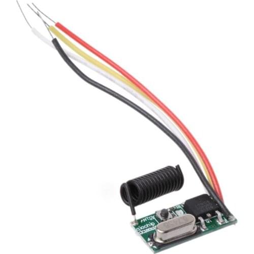 Wireless Remote Control Button Light Switch Mini Receiver 3.6V 12V 24V 433MHz Transmitter Controller Module E56B