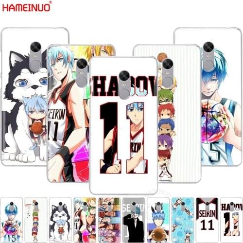 HAMEINUO Kuroko no Basket Japan Cover phone Case for Xiaomi redmi 5 4 1 1s 2 3 3s pro PLUS redmi note 4 4X 4A 5A