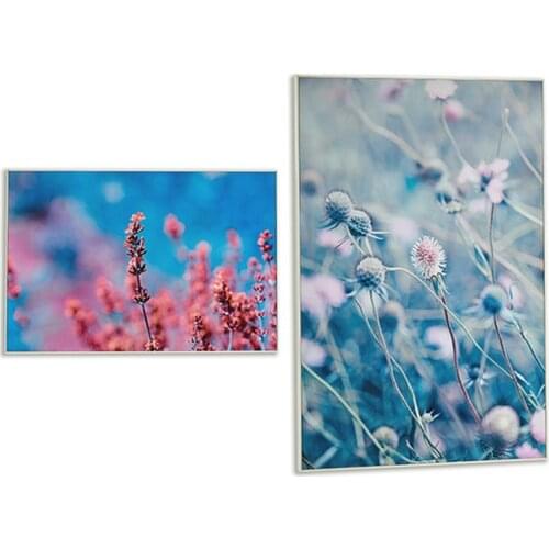Canvas White Canvas Flowers (3 x 121,5 x 81,5 cm)