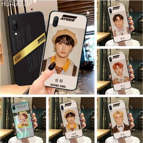 HUAGETOP ATEEZ HongJoong SeongHWA Soft Phone Case Capa For Vivo Y91c Y17 Y51 Y67 Y55 Y7s Y81S Y19 V17 vivos5