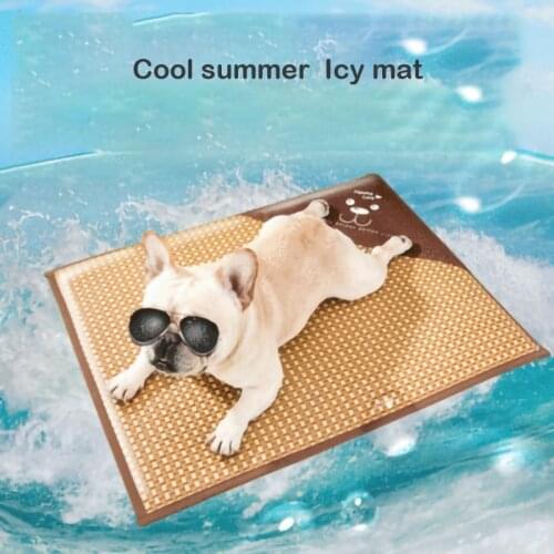 Pet Mats Dog Accessories Dog Summer Mats Dog Bed Cat Mats Small And Medium-sized Dogs General Pet Ice Mat Mattress Summer Suppli