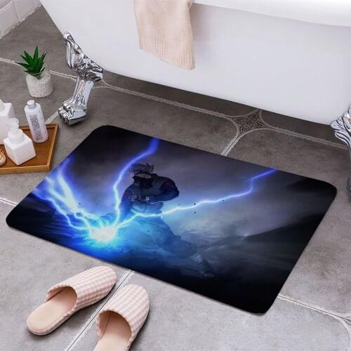Kakashi Hatake 3D Print Doormats Rectangle Non-Slip DoorMat Bedroom Kitchen Entrance Print Door rugs Dropshipping