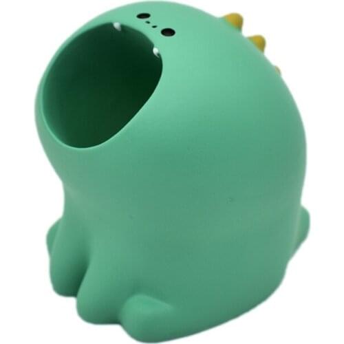 Creative Cartoon bunny/dinosaur/shiba Inu/cat Pen Holder Stand Store Pencil Holder Canvas Telescopic Pencil Cases Statio GXMA