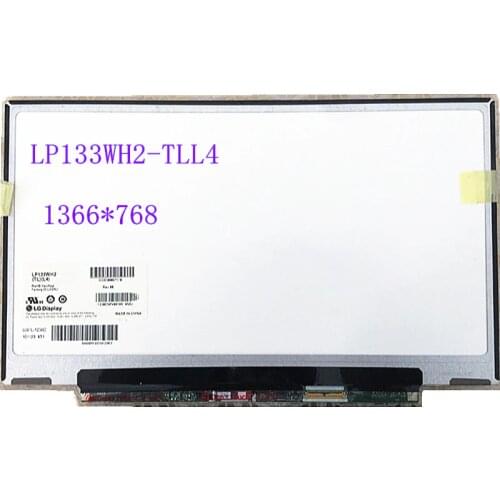 LP133WH2 (TL)(L4) matrix display panel replacement LP133WH2-TLL4 for Toshiba Laptop LCD Screen 1366*768 LVDS 40PINS