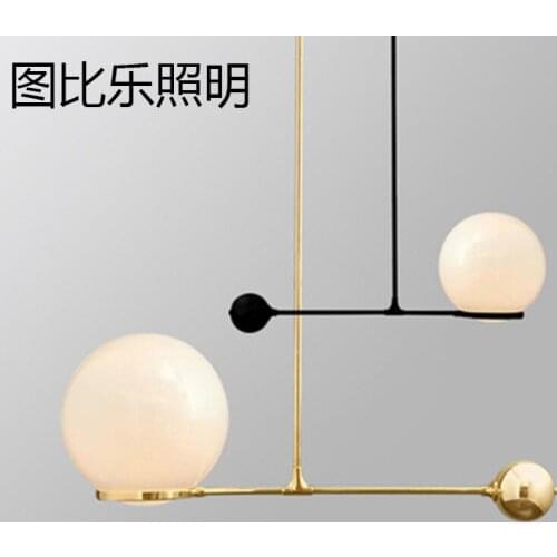 Nordic glass ball creative pendant lights lighting brass hanging lamp led wall moon lamp avizeler ventilador de techo hanglampen