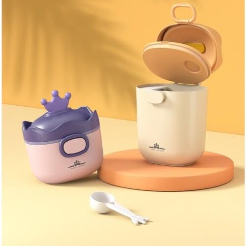 Portable Milk Powder Box BPA Free Formula Dispenser Baby Food Storage Container Snack Cups Portable Baby Cereal Storage Box