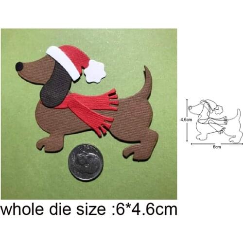 Christmas Scarf Hat Dog Metal Cutting Dies Stencils for DIY dies Scrapbooking Embossing Dies Cuts Paper Cards Making Craft dies