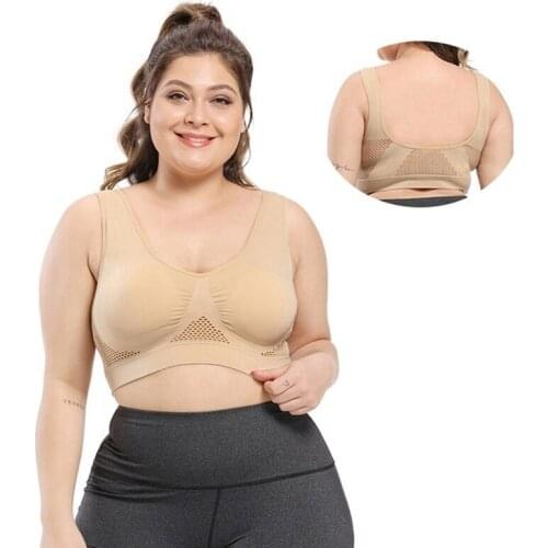 S-6XL Sports Bra Womens Tube Top Brassiere Sport Femme Bras for Women Gym Crop Top Fitness Bralette Push Up Bra Yoga