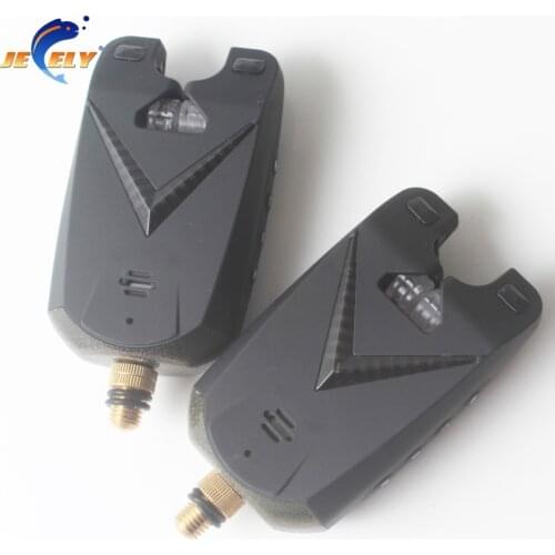 JEELY Single Carp Fishing Bite Alarm JY-14 with 8 LED Indication for swinger