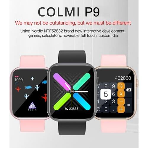 COLMI P9 Smart Watch Full Built-in Game Heart Rate Sleep Monitor Watch Men Women IP67 Waterproof Smartwatch For iOS Android#g3