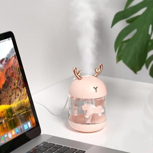 Humidifier LED Home Air Humidifier USB Car Aroma Diffuser Mini Essential Oil Diffuser Two Modes Of Humidify Carry At Any Time