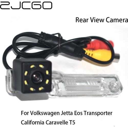 ZJCGO HD CCD Car Rear View Reverse Back Up Parking Waterproof Camera for Volkswagen Eos Transporter California Caravelle T5