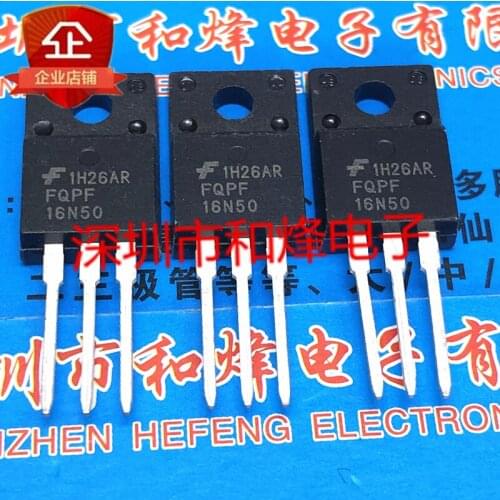 100% New&original FQPF16N50 TO-220F 500V 16A