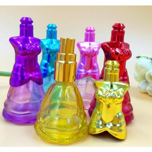 100Pcs New Portable Small 12 ml Refillable Perfume Atomizer Spray Bottle Women Travel