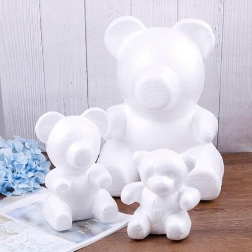15cm/20cm/33cm Foam Bear Mold DIY Artificial Flowers Rose Gift Bear Mold Birth