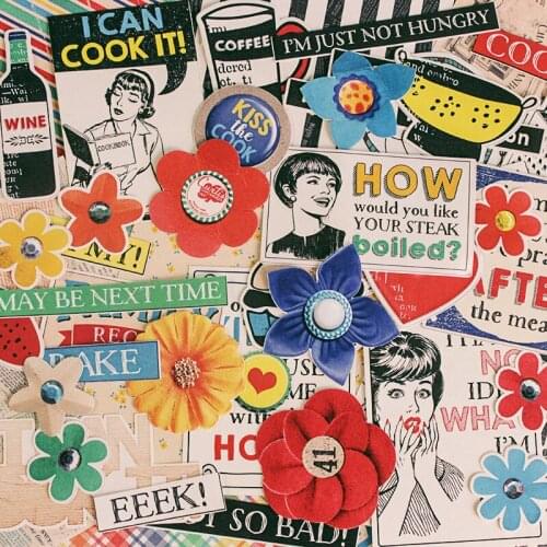 70PCS vintage Stickers Crafts And Scrapbooking stickers book Student label Decorative sticker kids toys